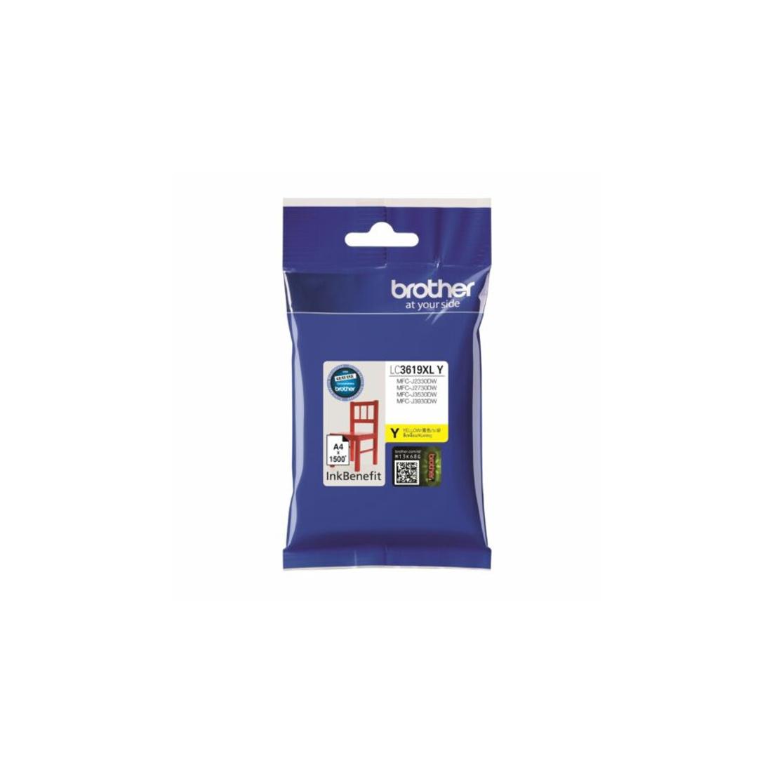 Brother LC3619XL sárga eredeti tintapatron