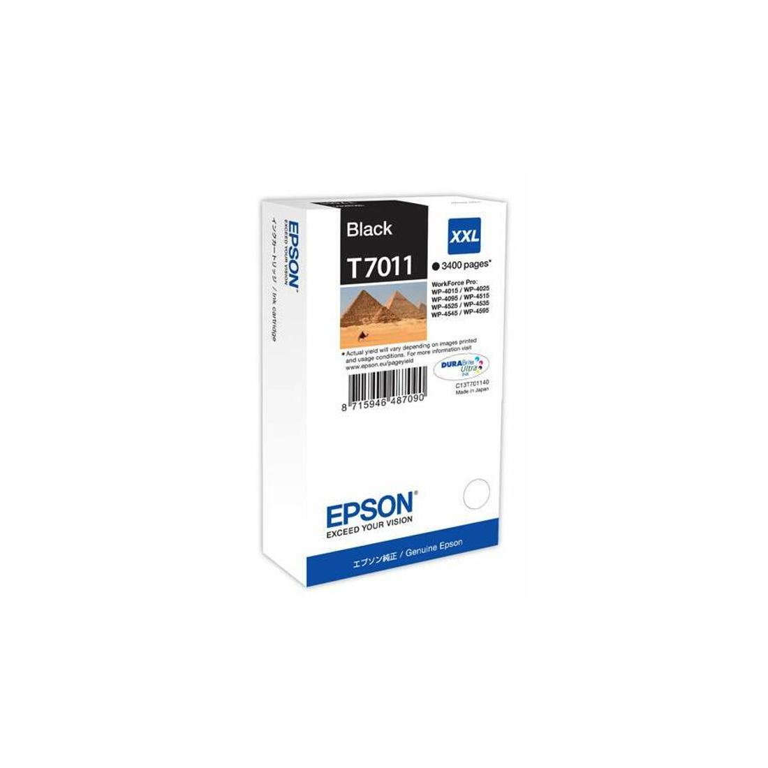 Epson T7011 fekete eredeti tintapatron