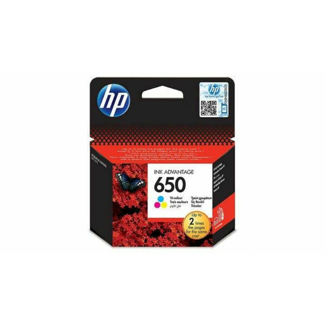 HP CZ102AE No.650 színes eredeti tintapatron