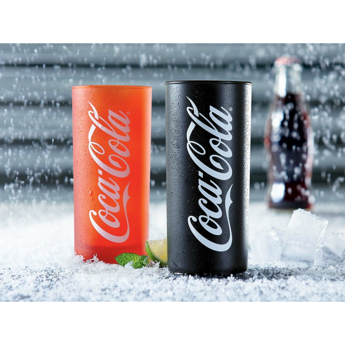 Coca-Cola Frozen Black & Red pohár szett