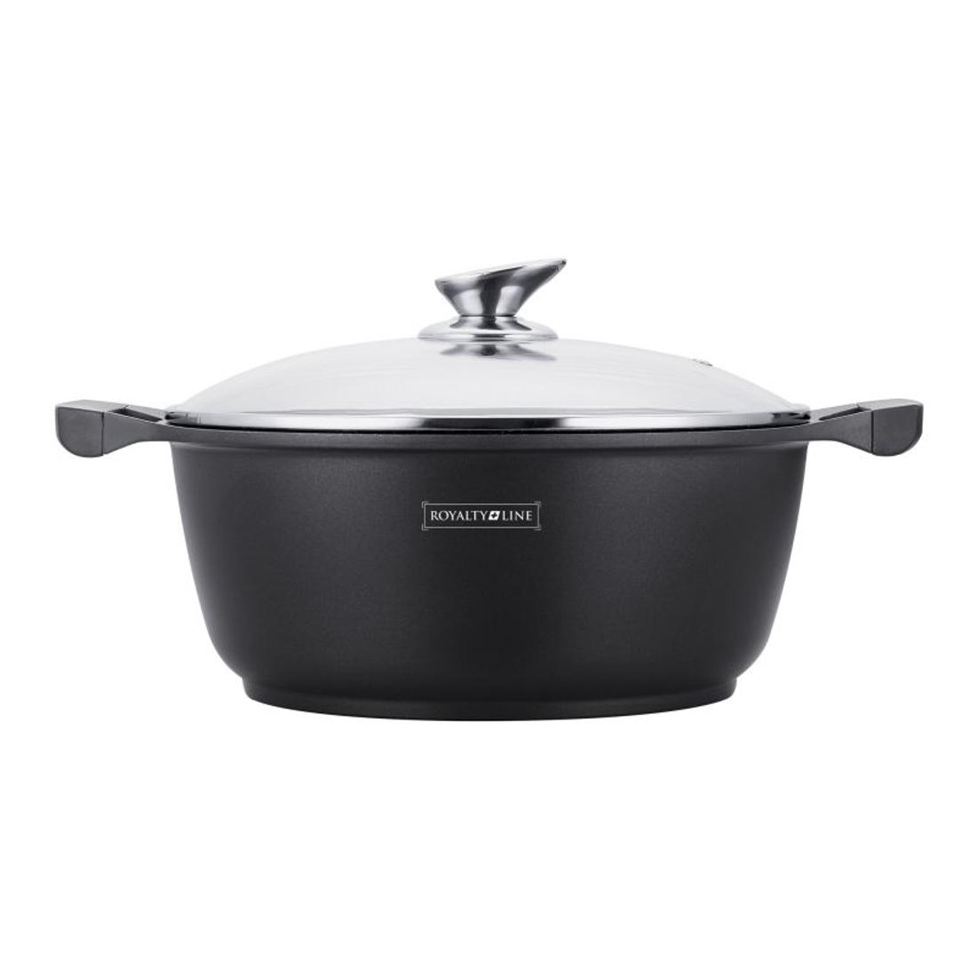 Tapadásmentes (márvány)  bevonatos lábas 32cm RL. Black