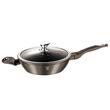 Berlinger Haus Metallic Line Mély serpenyő márvány bevonattal, metál külső bevonattal, fedővel, 32 cm, carbon Berlinger Haus Metallic Line Mély serpenyő márvány bevonattal, metál külső bevonattal, fedővel, 32 cm, carbon