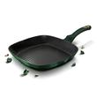 Berlinger Haus Emerald Collection grill serpenyő titán bevonattal, 28 cm, smaragdzöld metál Berlinger Haus Emerald Collection grill serpenyő titán bevonattal, 28 cm, smaragdzöld metál