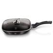 Berlinger Haus Carbon Pro Collection grill serpenyő márvány bevonattal, metál külső bevonattal, fedővel, 28 cm Berlinger Haus Carbon Pro Collection grill serpenyő márvány bevonattal, metál külső bevonattal, fedővel, 28 cm