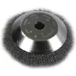 Kép 2/3 - Mar-Pol Térkő tisztító, fűkaszához, gyomeltávolító kefe, drótkefe 200mm / 25,4mm