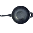 Kép 1/2 - Royalty Line wok 30 cm, márvány kivitel, indukciós, fekete