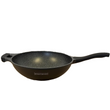 Kép 2/2 - Royalty Line wok 30 cm, márvány kivitel, indukciós, fekete
