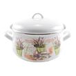 Zománc lábas fedővel 24 cm 6L Zománc lábas fedővel 24 cm 6L