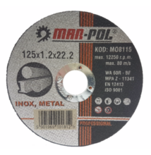 Mar-Pol vágókorong 125x1,2x22,2mm csomag