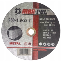 Mar-Pol vágókorong 230x1,9x22,2mm csomag